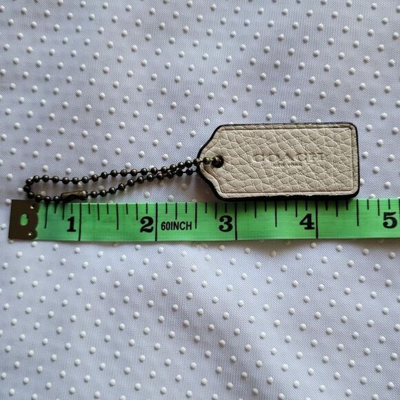 Coach White Charm & Handbag Fab - Picture 2 of 3